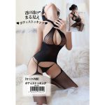 透け透けまる見えボディストッキング 黒