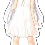 小女ラムネ コマコアクリルフィギュア 私服ver.